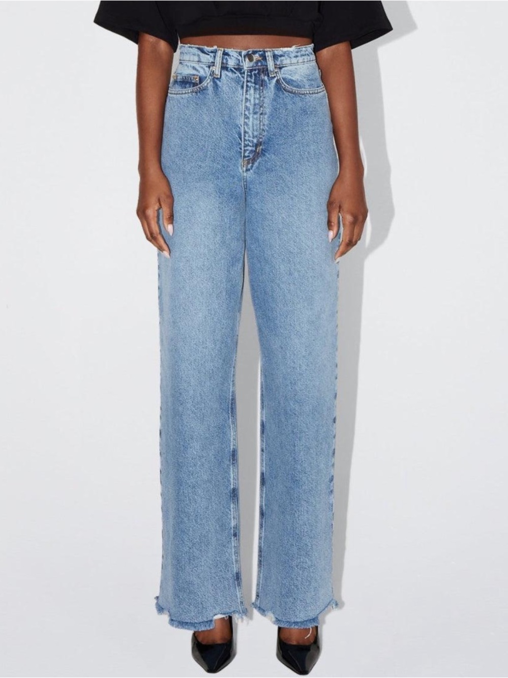 Khy Classic High Rise Denim Light Wash